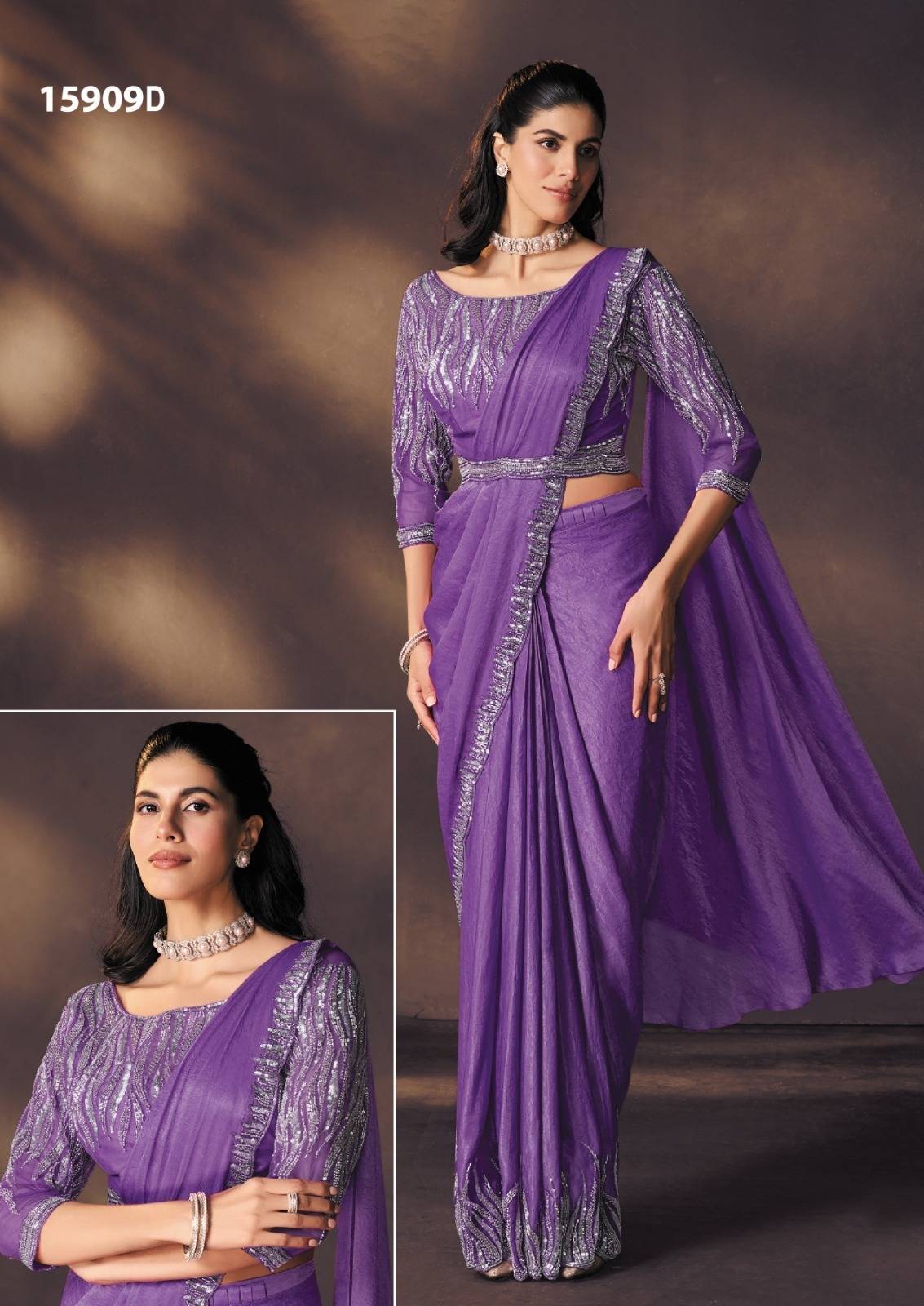 MOHMANTHAN ODYSSEY 15900 by Mahotsav 15907 to 15920 Series Indian Traditional Wear & Occasional Stitched Sarees At Wholesale Price
